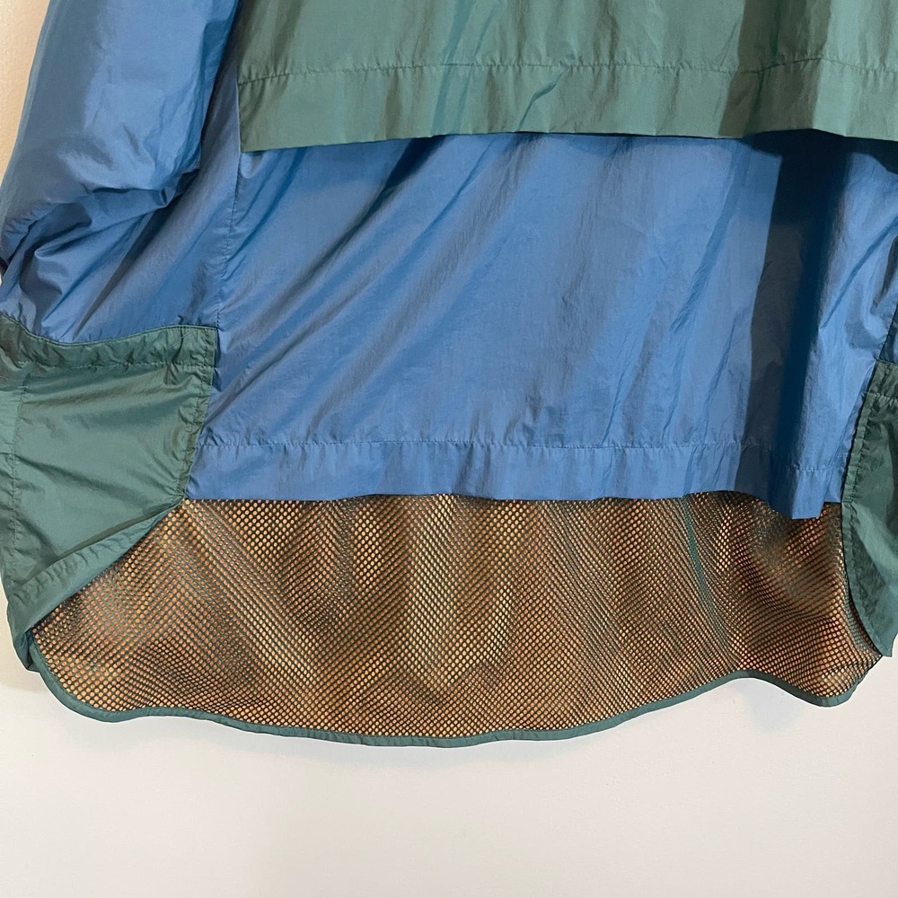 ADIDAS Windbreaker Men 2XL Vintage Atric Lite Colorblock Hoodie Jacket Green NWT - Picture 5 of 14